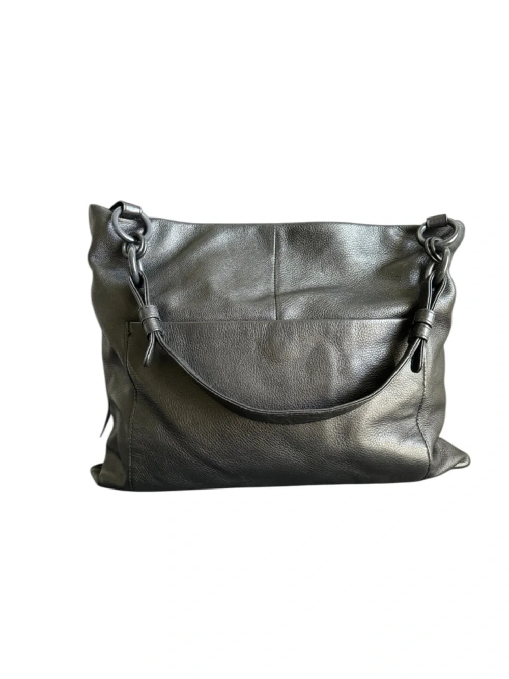 HOBO Black Leather Purse Shoulder Bag Old‎ Money Capsule Soft Slouchy